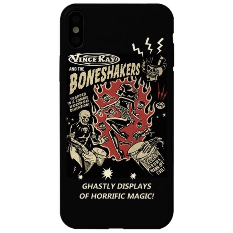 Iphone 7/8/SE Phone Case Skull Vince Ray and The Boneshakers, Mobile