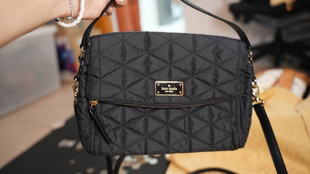 KATE SPADE Blake Avenue Quilted Miri Black Luxury Bags Wallets on Carousell