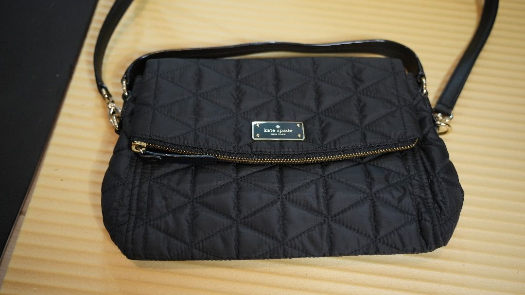 KATE SPADE Blake Avenue Quilted Miri Black Luxury Bags Wallets on Carousell