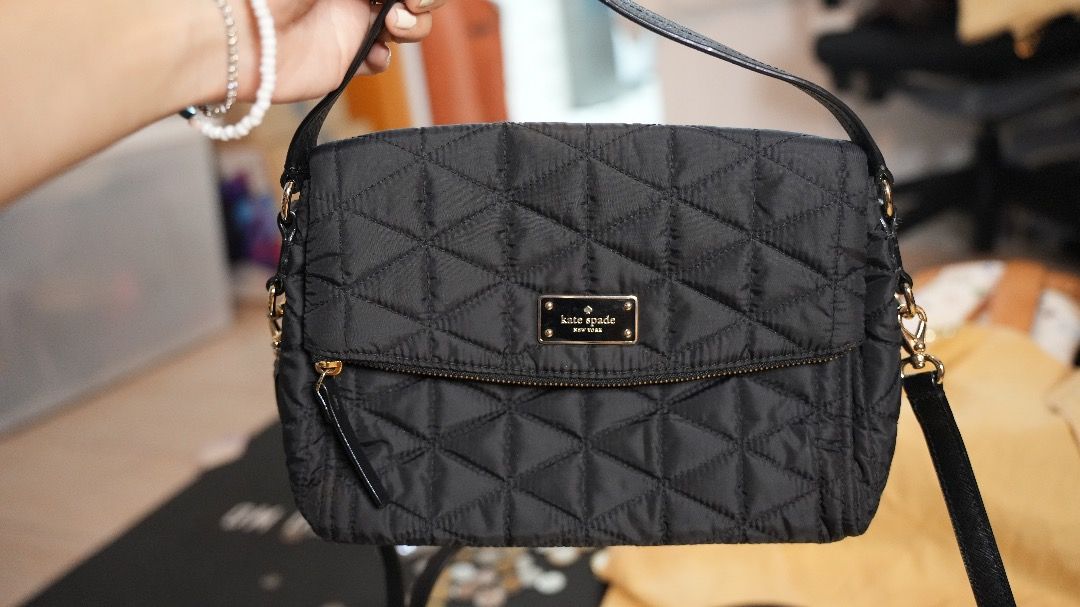 KATE SPADE Blake Avenue Quilted Miri Black Luxury Bags Wallets on Carousell