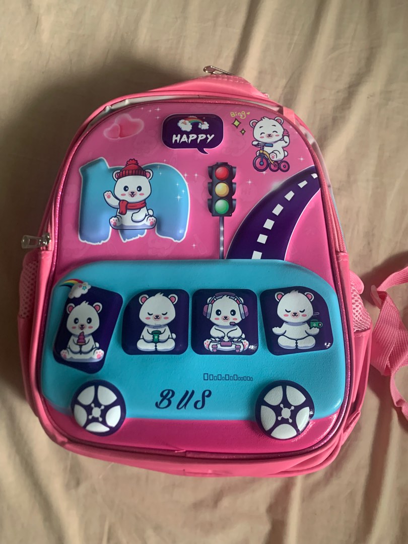 Baby Monsta School Bag Kids Backpack 婴儿服装及配饰新山, 马来西亚