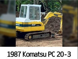 Komatsu Mini Excavator PC 20-3