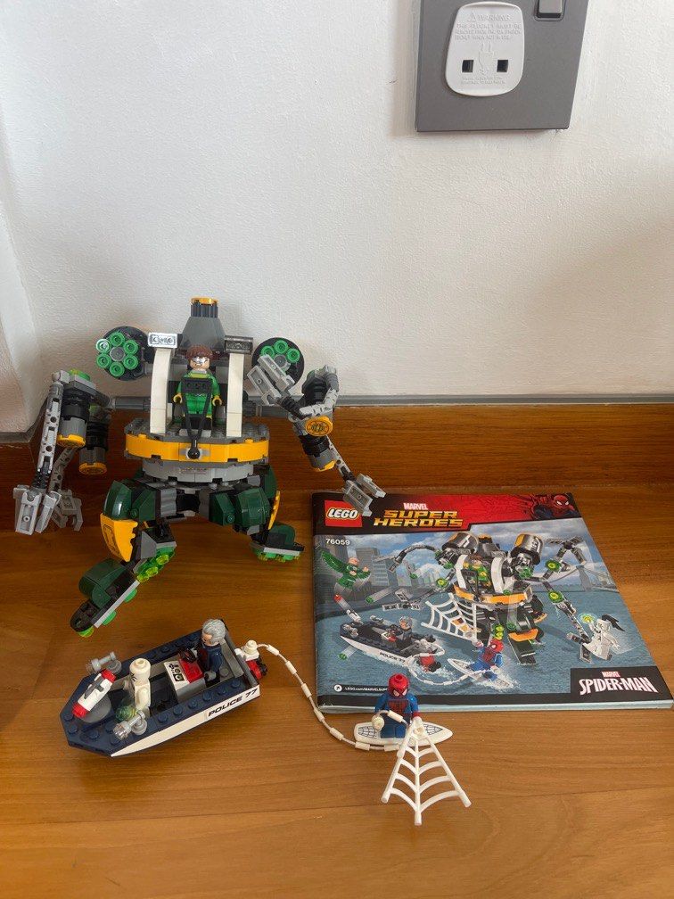Lego 76059 Doc Ock s tentacle trap spider man Lego marvel Hobbies Toys Toys Games on Carousell