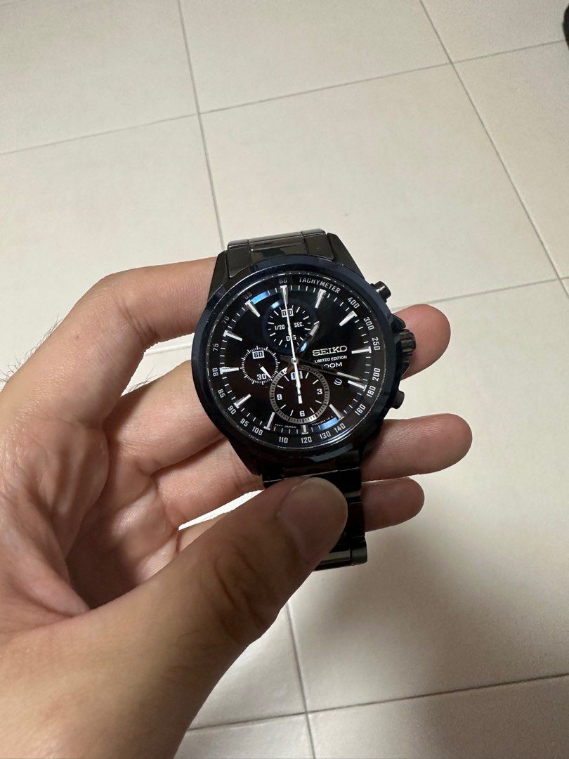 Limited Edition Seiko 7T92 Quartz Chronograph watch, Luxury