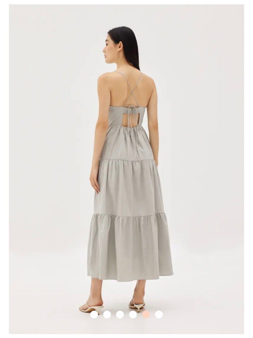 kalita dress grey Mos Mosh Kalita Jersey Dress – LanaBerg main image 1