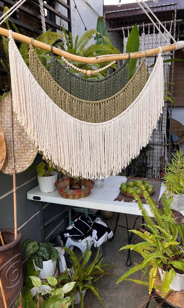 macrame wall art (color blend) (Category: Wall Decor) located in Binan City. Submitted by relizas_modern_macrame (Listing ID 1292178891, Image 2). Description: .