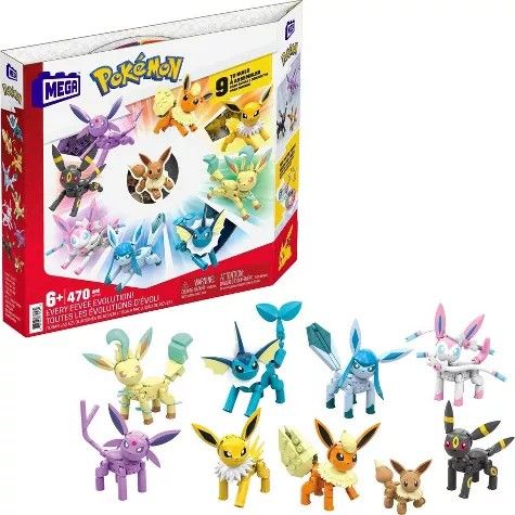 Evolution Block MATTEL MEGA BLOCKS POKEMON EEVEE EVOLUTION BLOCK 470 PIECES, Hobbies ...