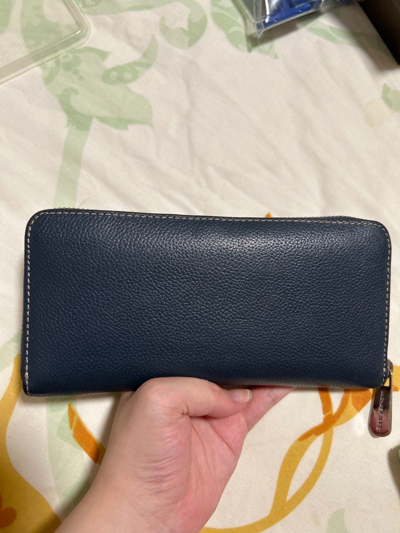 michael kors wallet dark blue