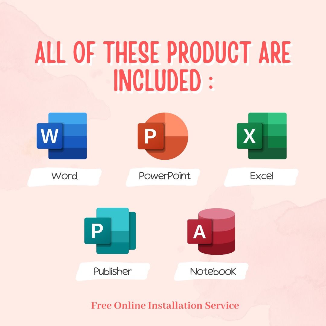 Microsoft Office 2024 Lifetime (Free Install), Computers & Tech, Office