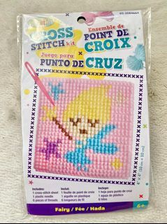 Mini Cross Stitch Kit Fairy Design