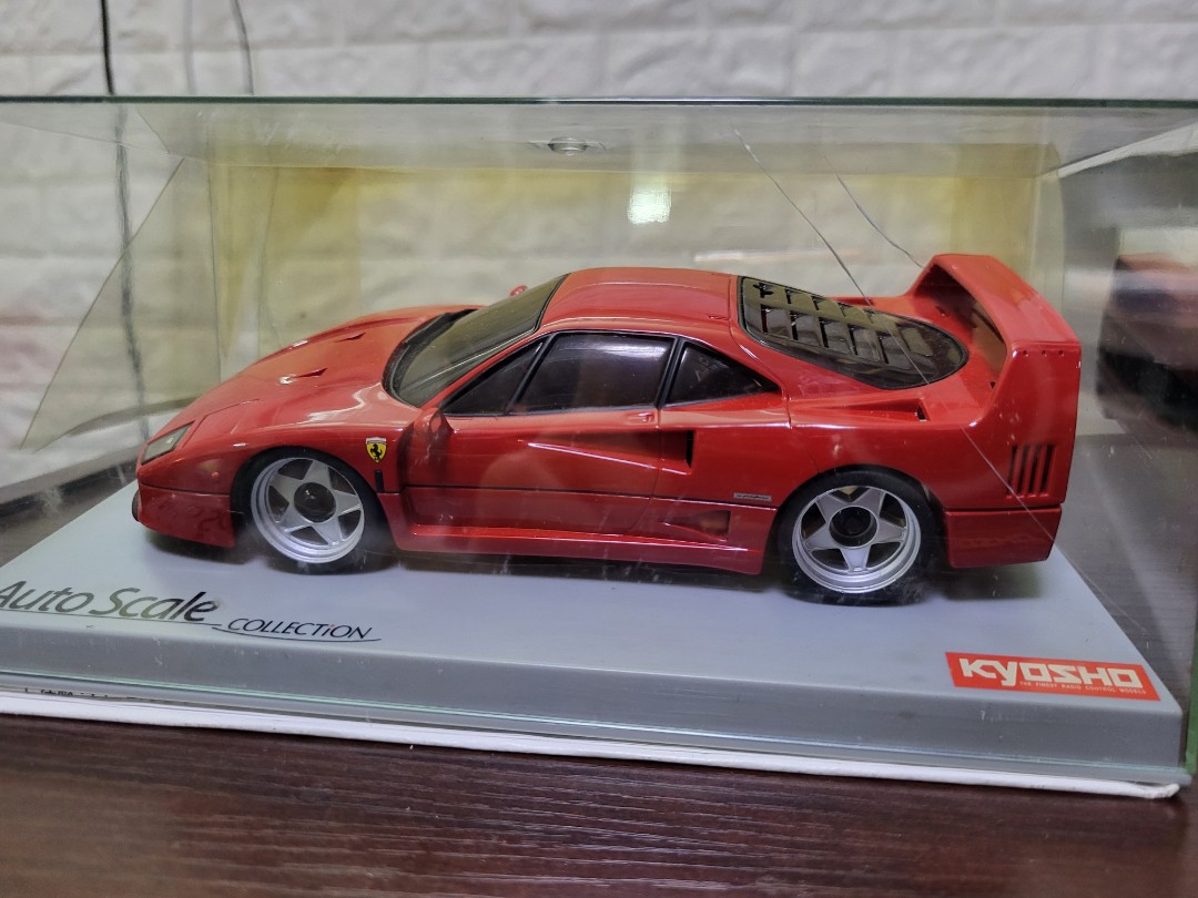 KYOSHO京商MINI-Z AUTO SCALE COLLECTION FERRARI F40 RED, 興趣及遊戲 