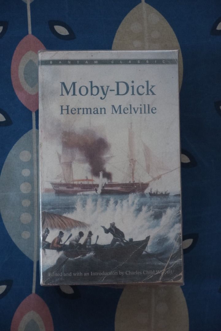 Moby Dick Paperback (Category: Storybooks) located in Cebu City. Submitted by cautiousdrag (Listing ID 1292177919, Image 2). Description: Moby-Dick (1851) is the sixth book by American writer Herman Melville. The work is an epic sea-story of Captain Ahab's voyage in pursuit of Moby Dick, a great white whale. It initially received mixed reviews and at Melville's death in 1891 was remembered, if at all, as a children's sea adventure, but now is con
