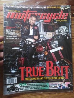 Motorcycle magazine Derek Ramsey cover