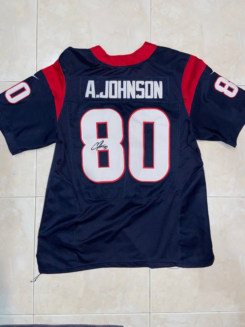 NFL Texans Andre Johnson signed jersey