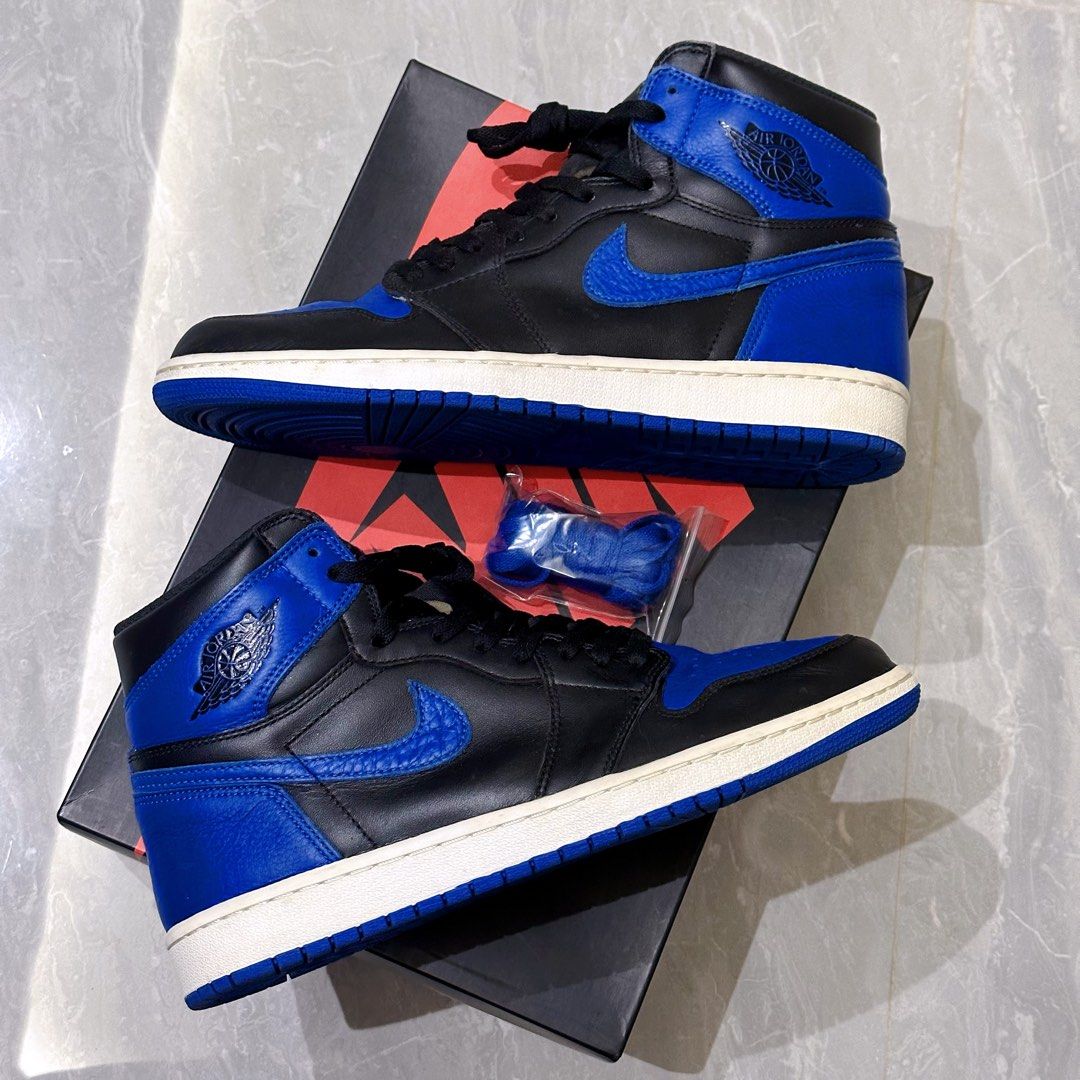 Nike Air Jordan 1 Retro High Royal Blue US10 AJ1 Carousell