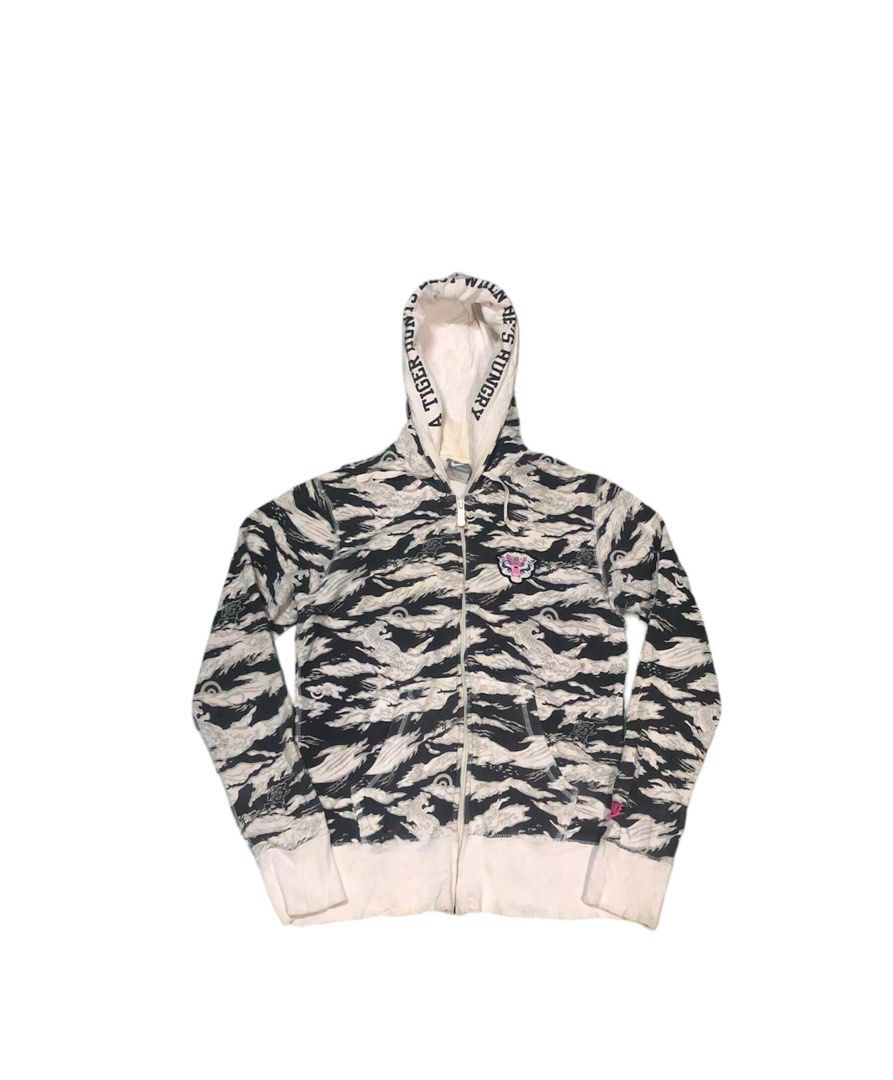 Nike aop tiger hoodie Women s Fashion Coats Jackets and Outerwear on Carousell