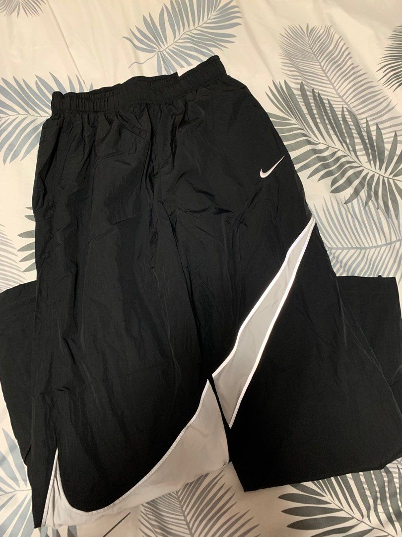 Nike Sportswear Big Swoosh Woven Pants (Asia Sizing)Black/White