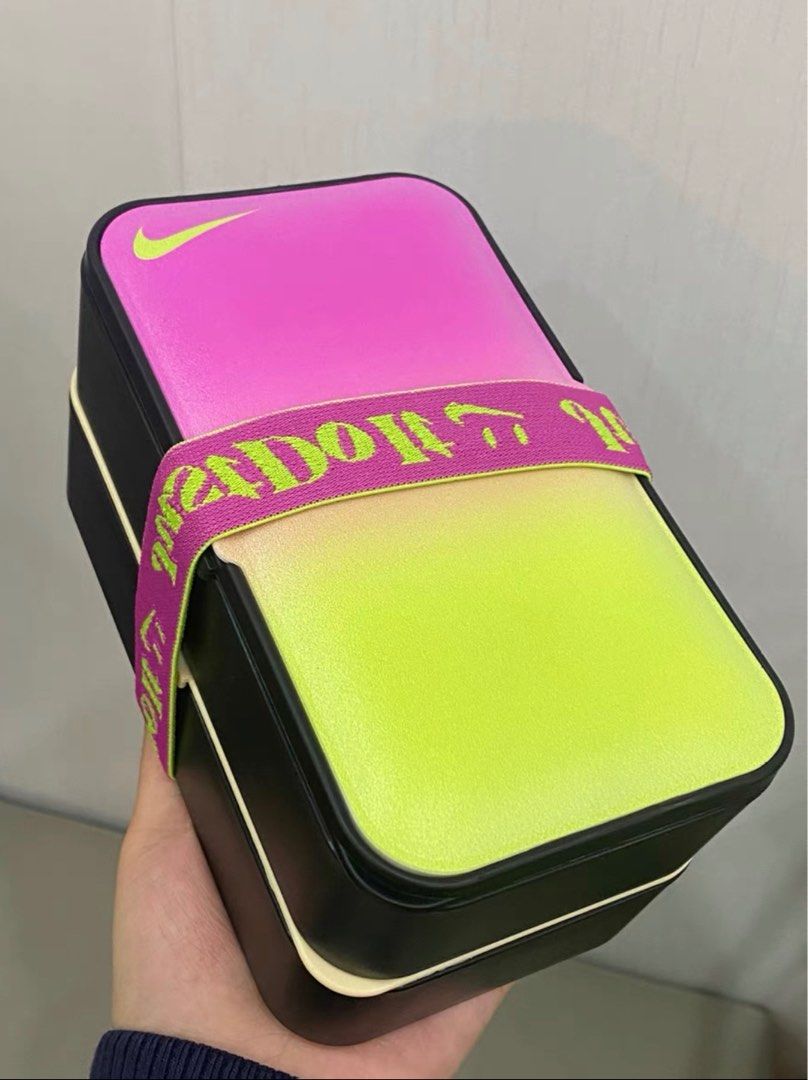 purple nike lunch box