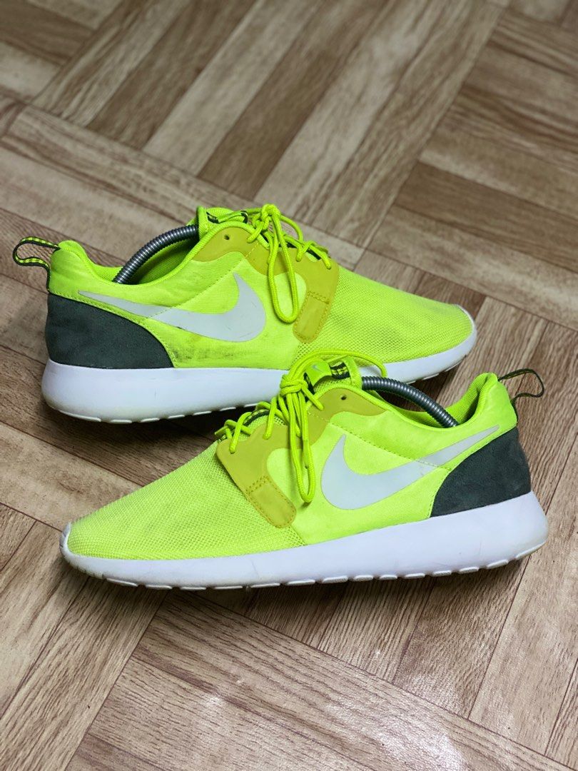 Nike Roshe Run Neon Running 9uk 28cm Men s Fashion Footwear