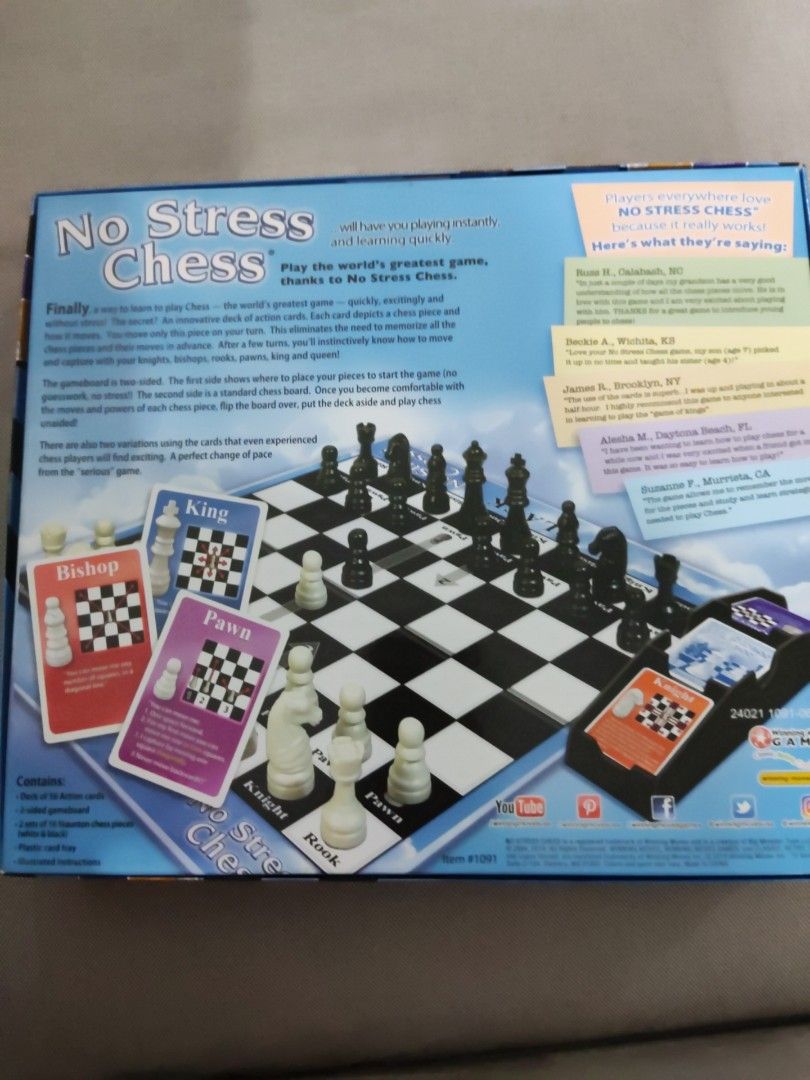 No stress Chess, Hobbies & Toys, Toys & Games on Carousell