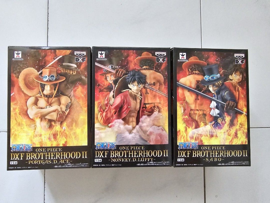 Banpresto One Piece DXF Figure, Brotherhood II Set Of 3 BIB