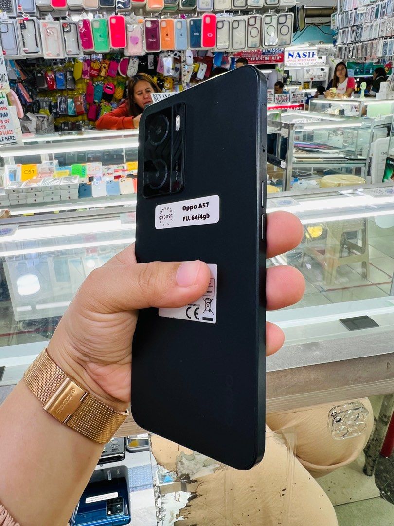 Oppo A57 64gb Dualsim (Category: OPPO) located in San Juan City. Submitted by javedsgadgetshop (Listing ID 1292075548, Image 2). Description: OPEN FOR INSTALLMENT VIA CREDIT CARD/GGIVES & SWAP/TRADE-IN! WE BUY AND SELL ( ANYKINDS OF UNIT BINIBILI PO NAMIN)! PTPA : Padelete po f bawal Read ❗️Onhand ‼️ Oppo A57 •64gb •NTC Variant •Good batt health •Factory Unlock •95% Smoothness •No hidden issue | No Repaired •100% Authentic | Not Refurbished •w/ O