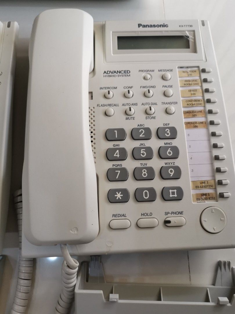 Panasonic KXTES824ML Keyphone System, Computers & Tech, Office