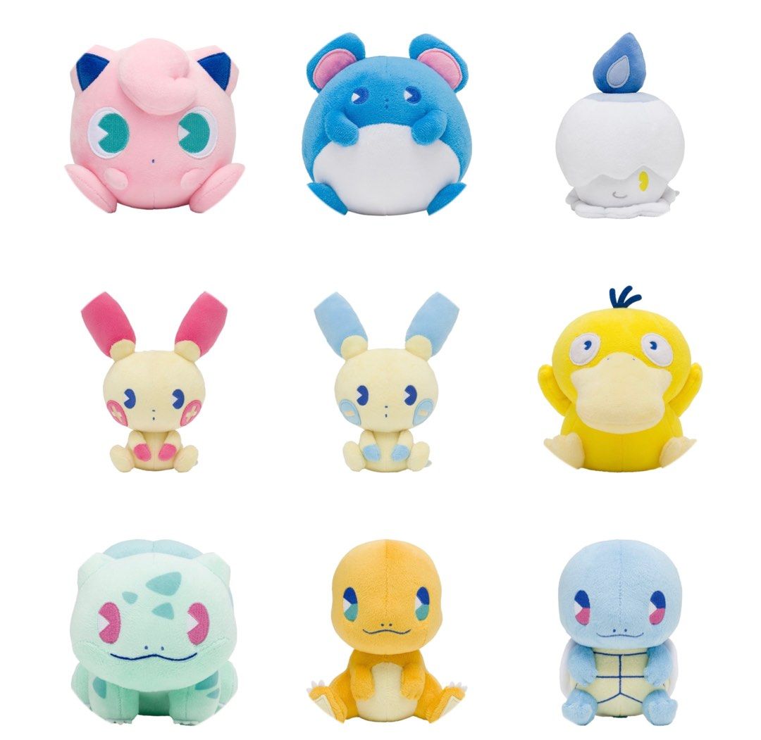 (現貨)Pokemon汽水Soda系列 公仔 波波球 胖丁 瑪力露 傻鴨 可達鴨 正電拍拍 負電拍拍 燭光靈, 興趣及遊戲, 玩具 & 遊戲類 ...
