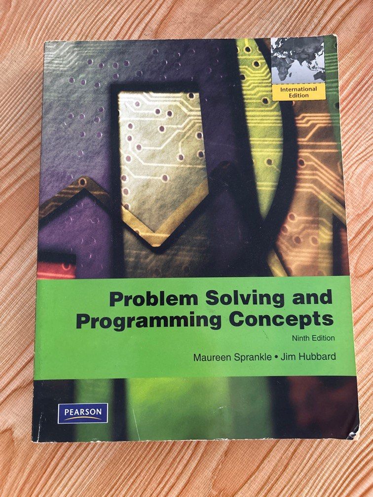 Problem Solving and Programming Concepts (9th edition) | Pearson ...