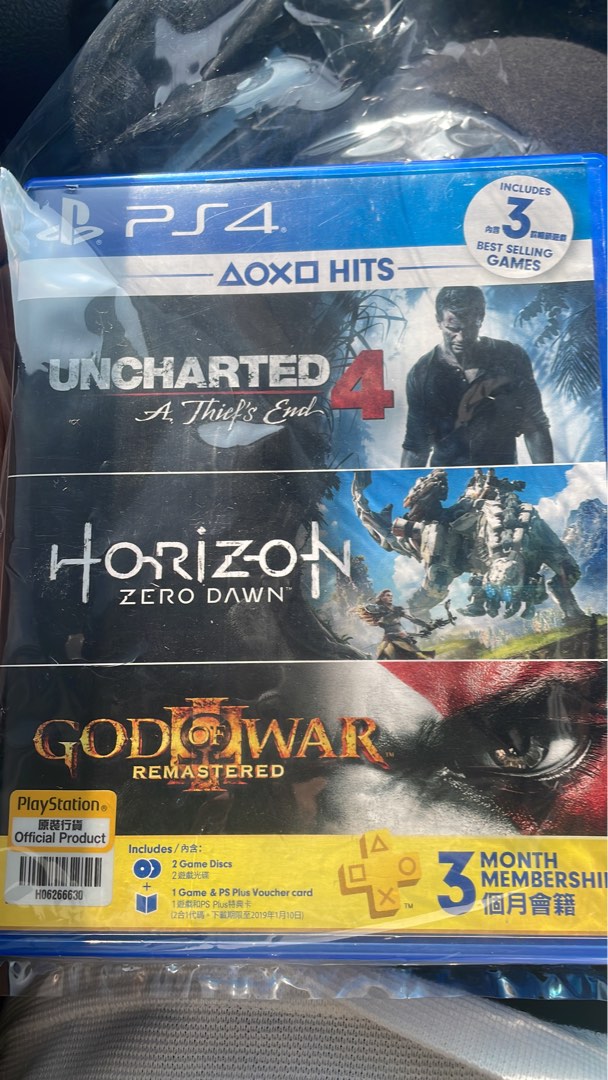 Ps4 games Uncharted 4 Horizon zero dawn Video Gaming Video