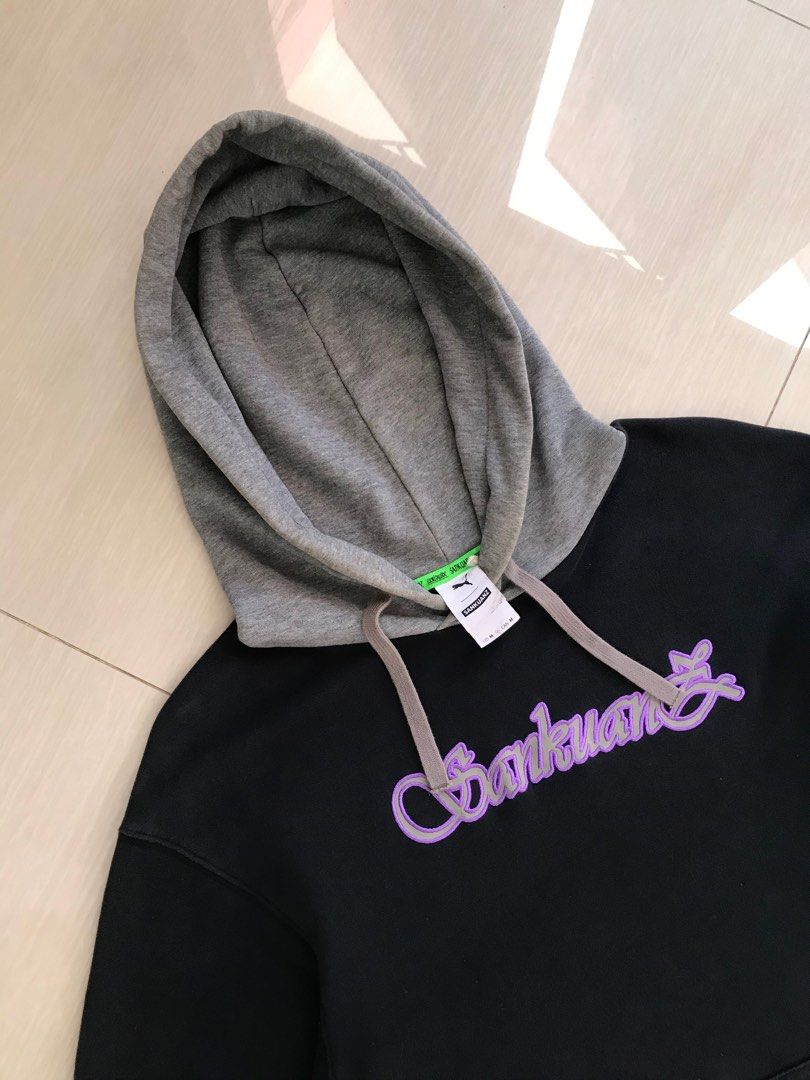 Puma X Sankuanz Hoodie Fesyen Pria Pakaian Atasan di Carousell