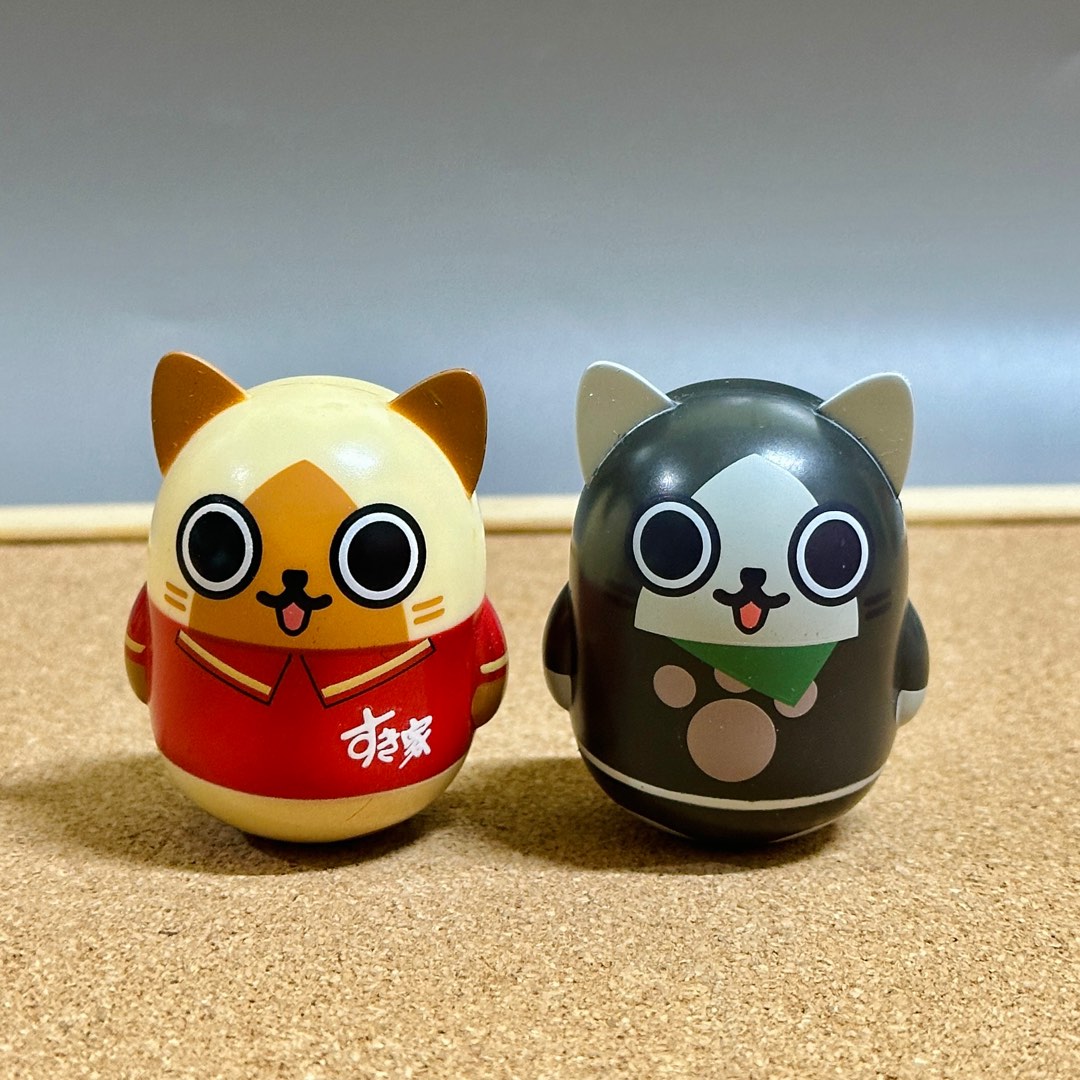 Monster Hunter Rise Roly Poly Sukiya X Monster Hunter Roly-poly Airou & Merarou Balancing Figure 5 ...