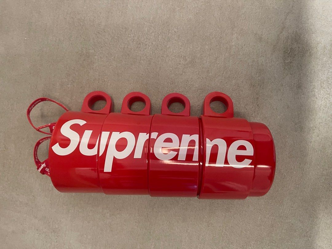 新品 18ss Supreme Stacking Cups set of 4 タグ、ステッカー