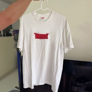 Sample scratch cheap box logo tee