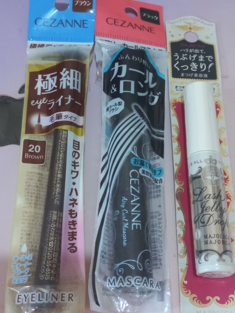 Take all original Japan make up (Category: Makeup) located in Manila. Submitted by marycharl03516 (Listing ID 1292162738, Image 2). Description: 2 cezanne mascara 1 liquid eyeliner original Japan make up.