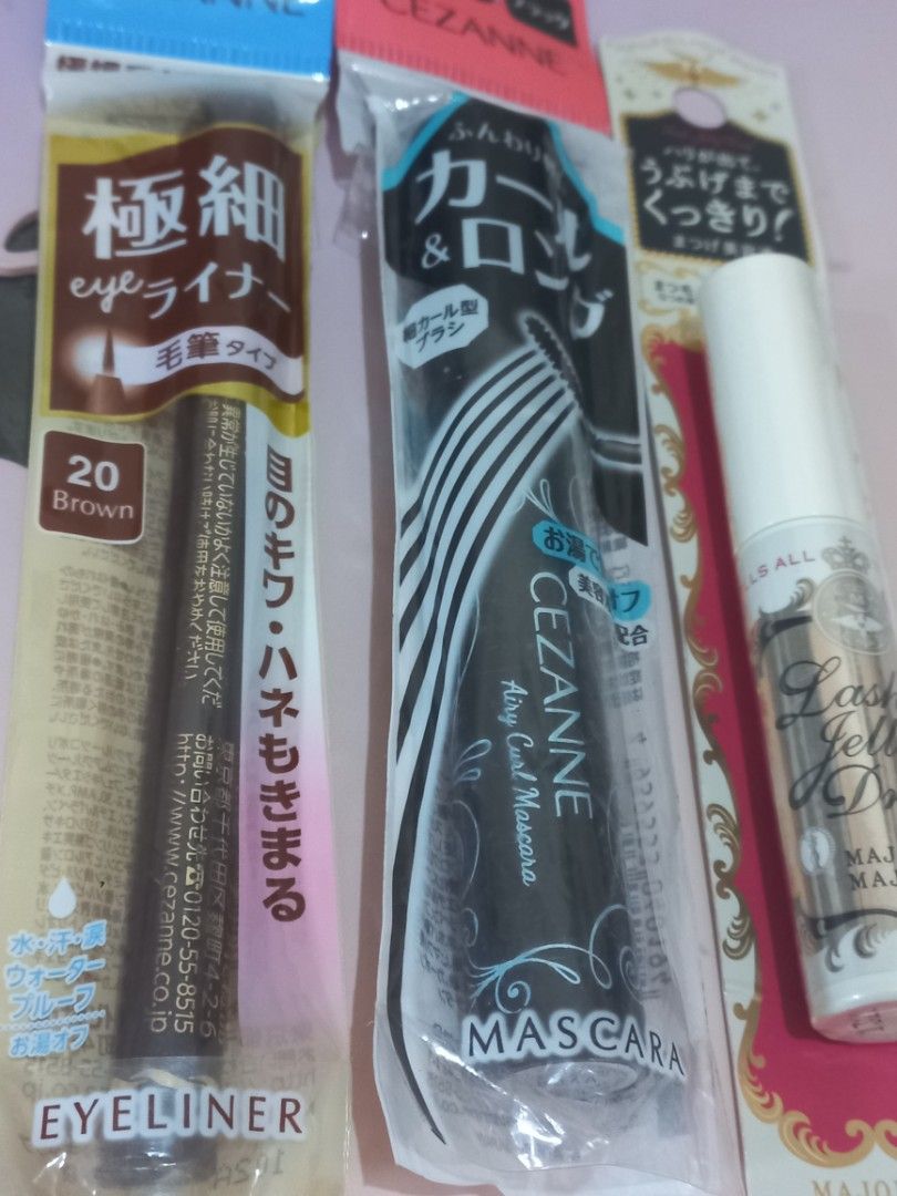 Take all original Japan make up (Category: Makeup) located in Manila. Submitted by marycharl03516 (Listing ID 1292162738, Image 1). Description: 2 cezanne mascara 1 liquid eyeliner original Japan make up.
