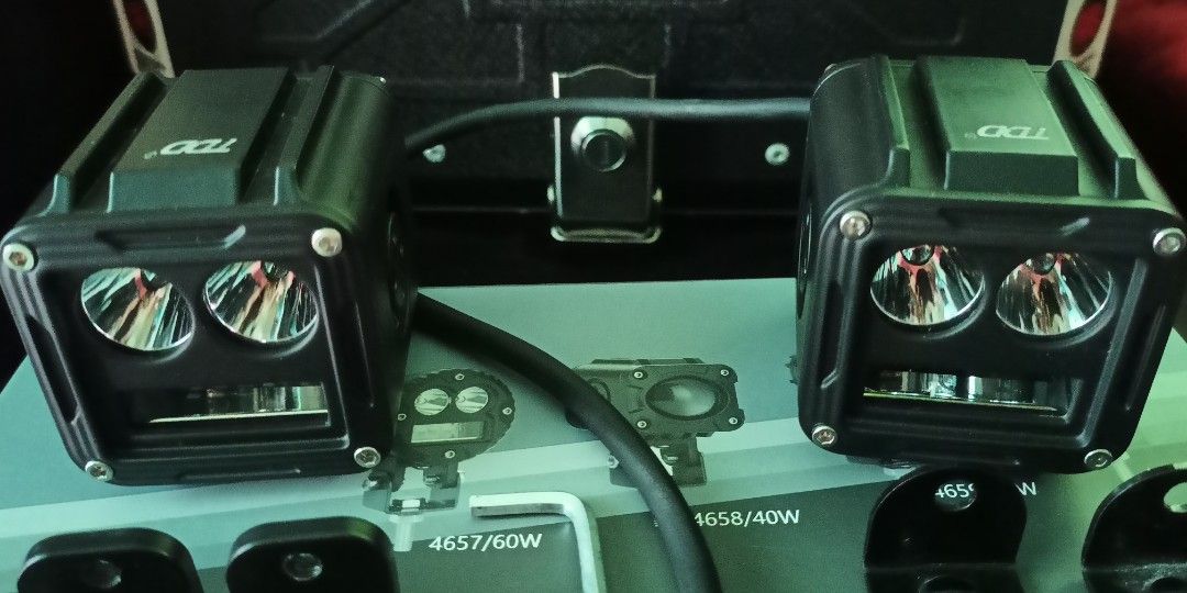 TDD Mini Ranger Auxiliary light (Category: Electronics & Lights) located in Dagupan City. Submitted by brandeduseditems (Listing ID 1292112114, Image 2). Description: TDD Mini Ranger Auxiliary light 7 Modes Lights Complete set Original TDD 💯 Brand New condition Lowest price in the market Best buy.
