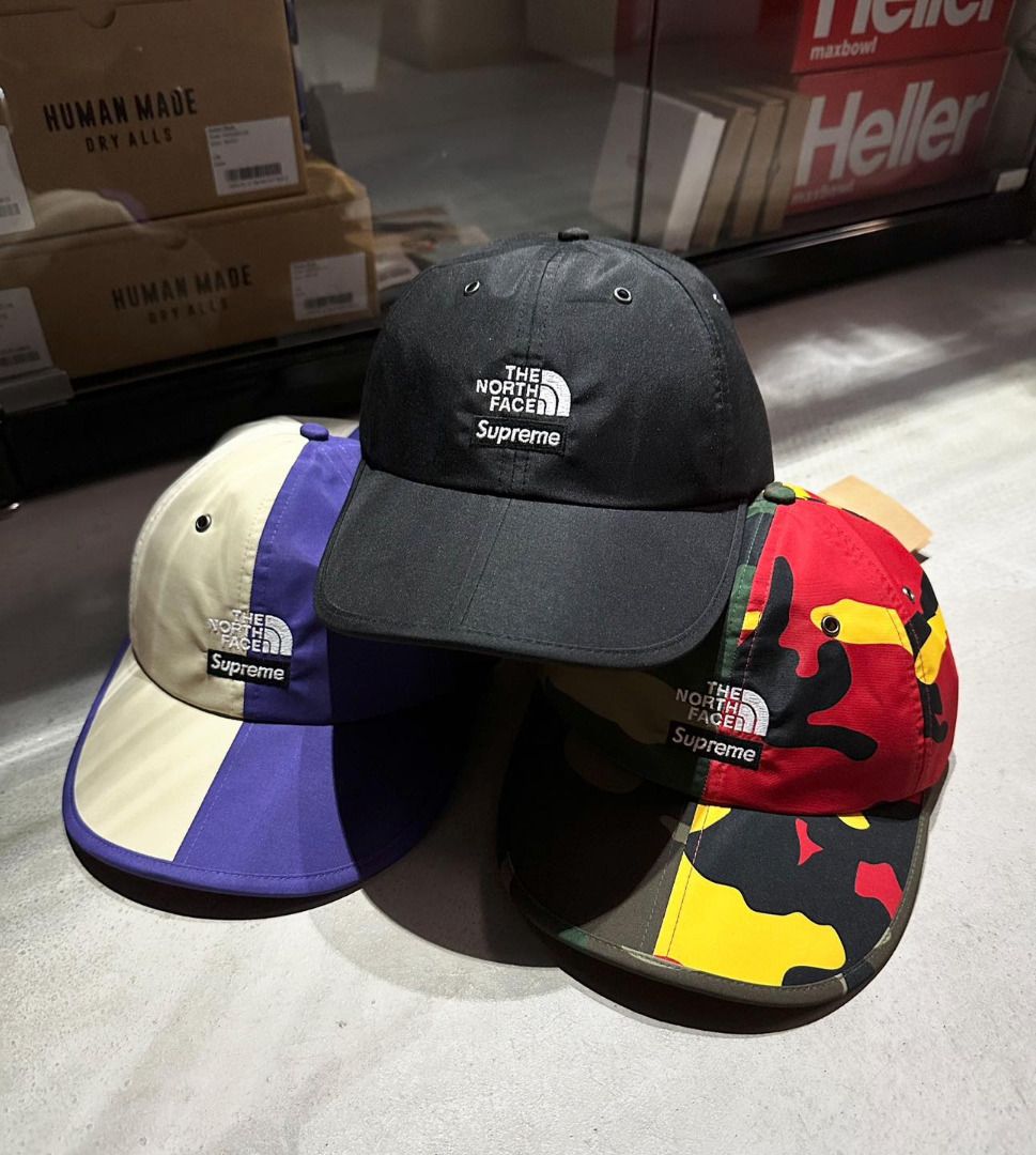 supreme 残酷 The North Face Split 6-Panel Cap
