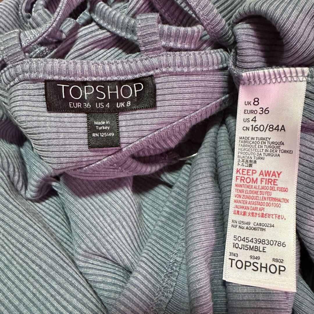 Topshop Blue Strappy Dress Women s Fashion Dresses Sets Dresses on Carousell