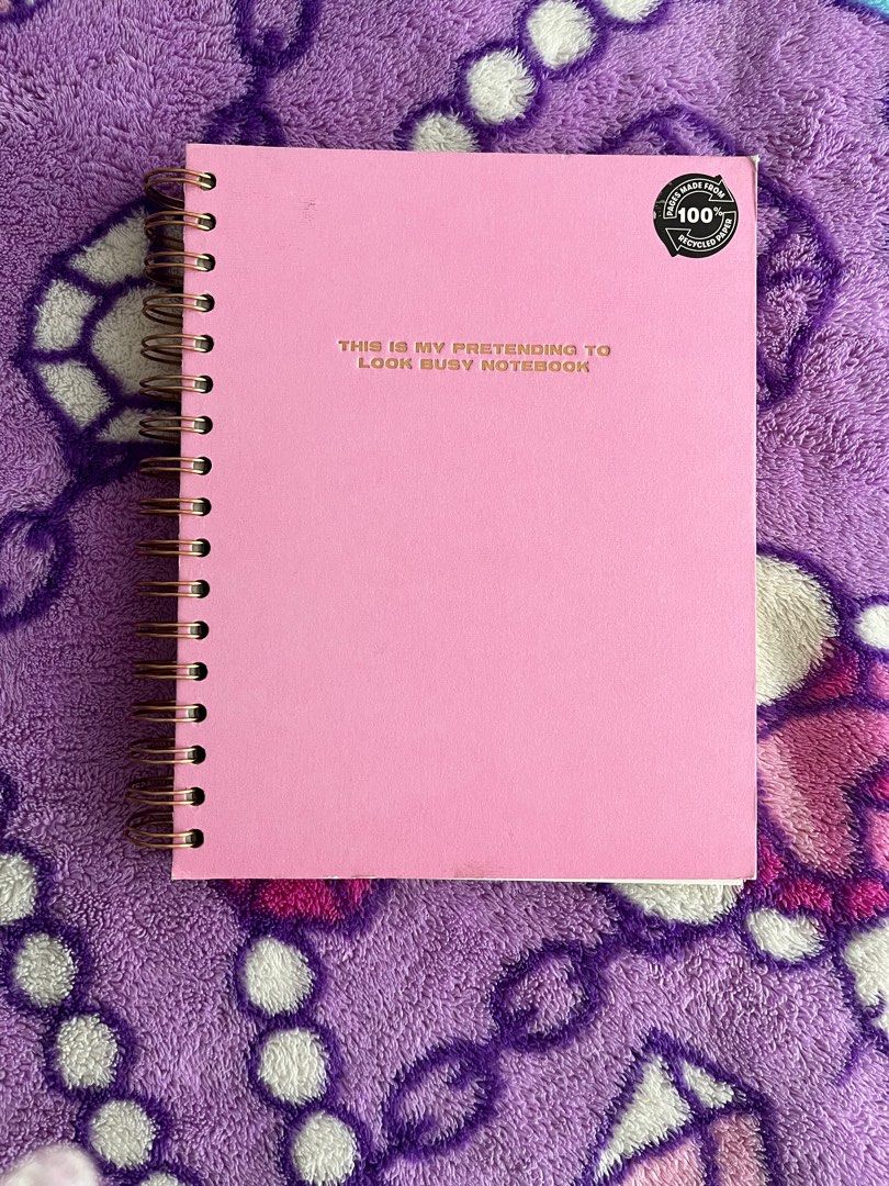Typo quirky spiral notebooks (Category: Stationery & School Supplies) located in Quezon City. Submitted by thebuyersarchive (Listing ID 1292158417, Image 2). Description: 🌷measurements: width = 6.8 cm, height = 10.2 cm, depth = 1.7 cm 🌷originally php 679 but it was discounted at php 400 when I purchased it 🌷php400 per notebook but it is php 1000 for a set 🌷lined paper 🌷para sa mga procrastinators dyan hahahaha 🌷kindly make an offer if inter