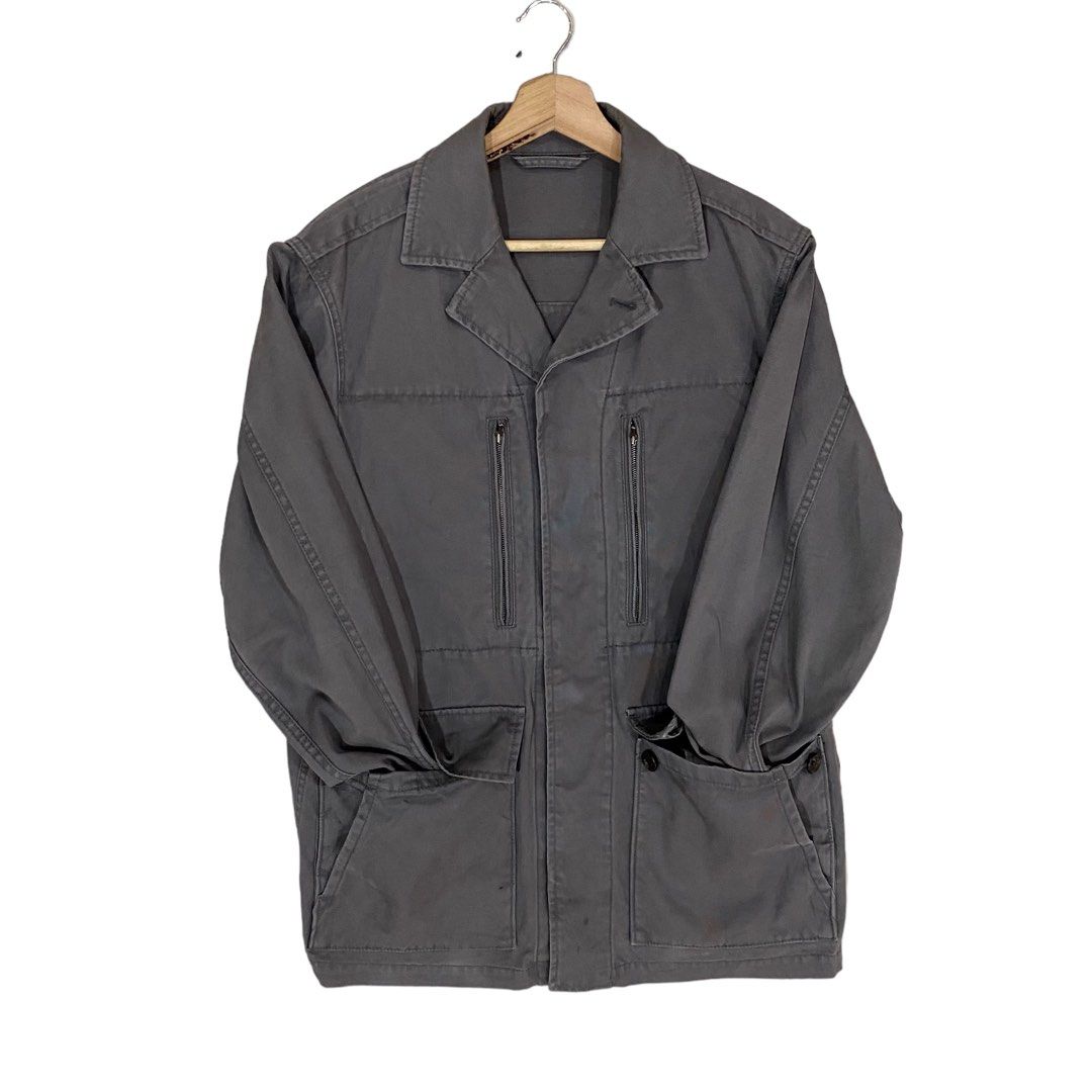 UNIQLO CANVAS GREY CASUAL JACKET