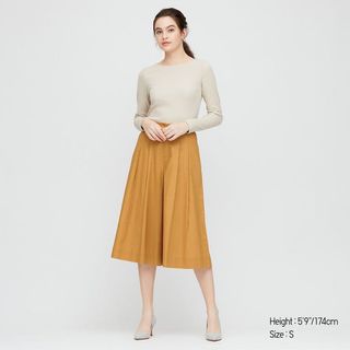 NWT Uniqlo linen blend wide pants, Women's Fashion, Bottoms, Other Bottoms  on Carousell