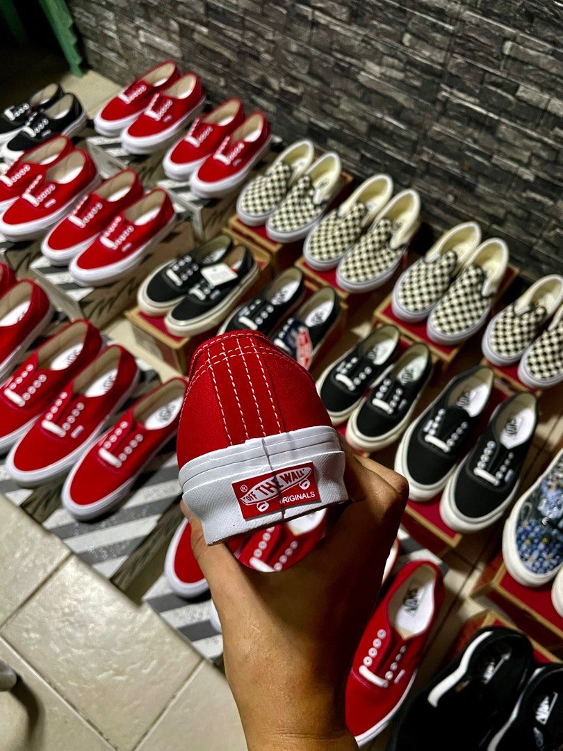 Vans vault red deals