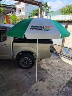 Vintage Benetton formula 1 outdoor umbrella