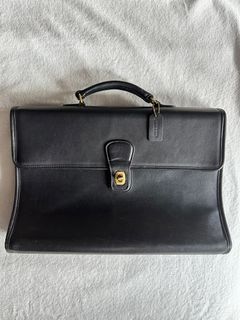 Vintage Coach Fold-Over Briefcase