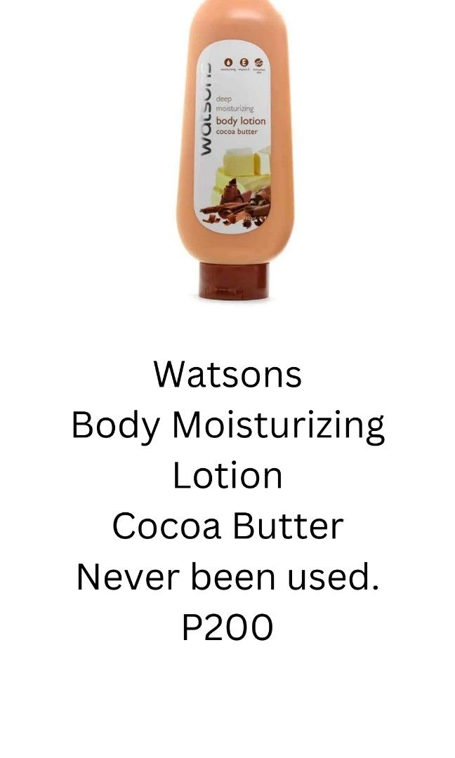 WATSONS BODY LOTION COCOA BUTTER, Beauty & Personal Care, Bath & Body ...