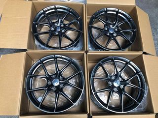 18” HRE Design Hyperblack Mags 5Holes pcd 112 Brandnew fit Benz/ Territory/Audi