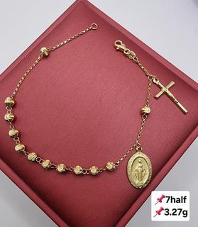 18k rosary bracelet