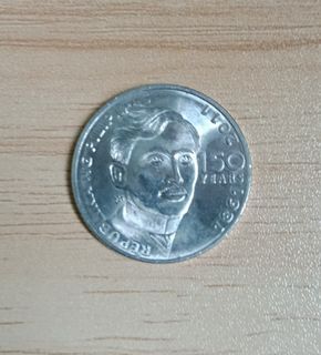 2011 1 peso coin Jose Rizal