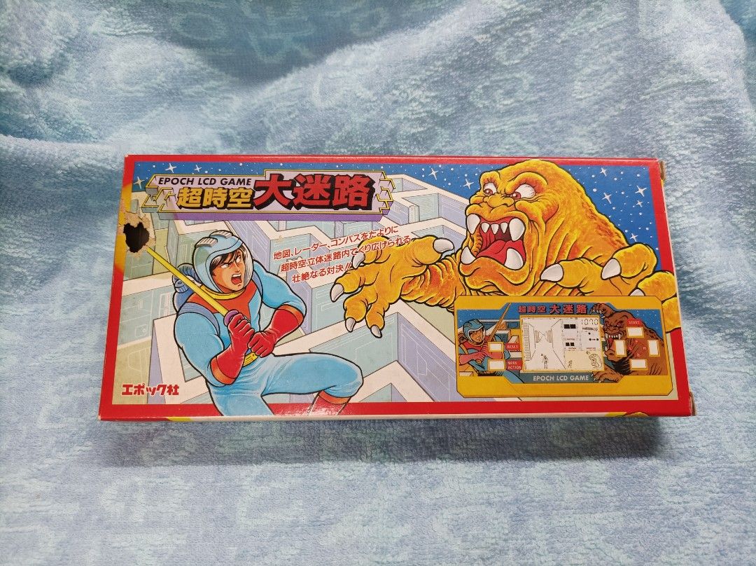 超時空大迷路遊戲機，1989年made in Japan by Epoch, 電子遊戲, 電子 